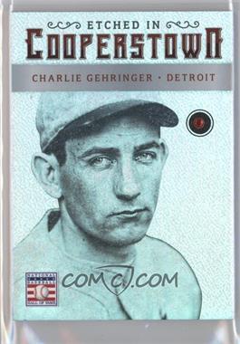2015 Panini Cooperstown - Etched in Cooperstown - Gem Ruby #12 - Charlie Gehringer /15