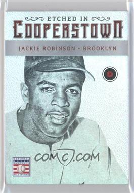 2015 Panini Cooperstown - Etched in Cooperstown - Gem Ruby #33 - Jackie Robinson /15