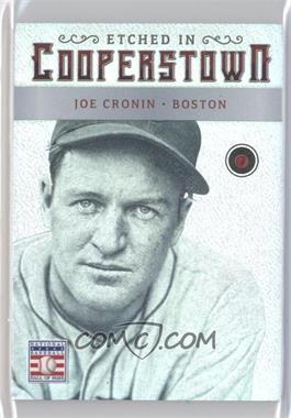 2015 Panini Cooperstown - Etched in Cooperstown - Gem Ruby #38 - Joe Cronin /15