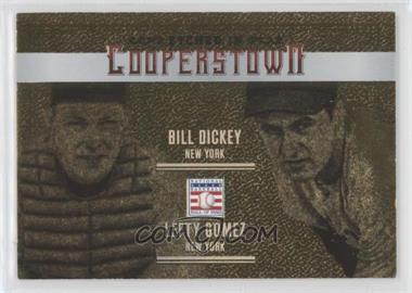 2015 Panini Cooperstown - Etched in Cooperstown Dual - Gold #13 - Bill Dickey, Lefty Gomez /10