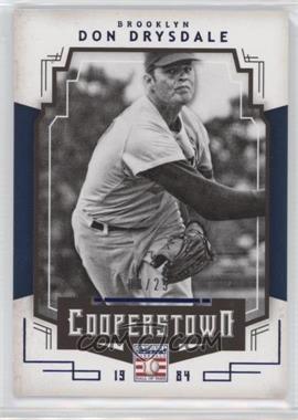 2015 Panini Cooperstown - HOF Chronicles - Blue #25.1 - Don Drysdale (Facing Camera) /25
