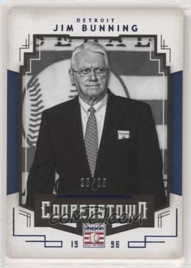 2015 Panini Cooperstown - HOF Induction - Blue #50 - Jim Bunning /25