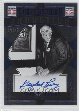 2015 Panini Cooperstown - HOF Induction Signatures - Blue #18 - Gaylord Perry /25