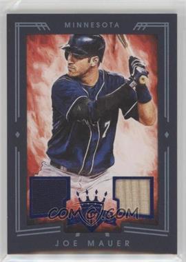 2015 Panini Diamond Kings - [Base] - Blue Framed Materials #74 - Joe Mauer /25