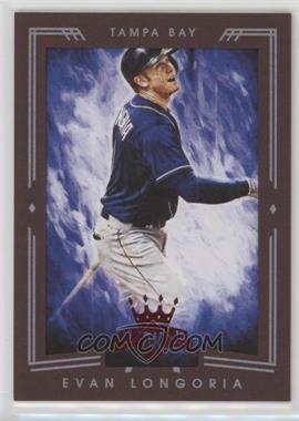 2015 Panini Diamond Kings - [Base] - Red Framed #47 - Evan Longoria