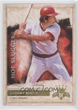 2015 Panini Diamond Kings - Hall of Fame Sluggers #18 - Johnny Bench