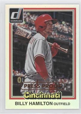 2015 Panini Donruss - [Base] - Press Proof Bronze #234 - Inaugural 1981 Edition - Billy Hamilton /299