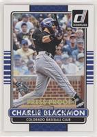 Charlie Blackmon #/99