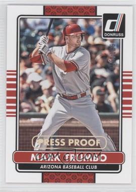 2015 Panini Donruss - [Base] - Press Proof Silver #47 - Mark Trumbo /199