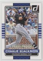 Charlie Blackmon #/199