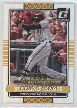 2015 Panini Donruss - [Base] - Stat Line Career #142 - Starling Marte /282