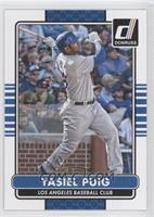 Yasiel Puig (Blue Bar Top Center Present)