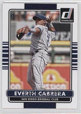 2015 Panini Donruss - [Base] #146 - Everth Cabrera