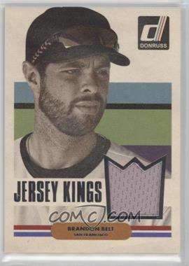 2015 Panini Donruss - Jersey Kings #7 - Brandon Belt