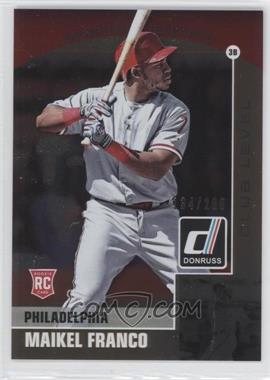 2015 Panini Donruss - Preferred - Club Level Gold #11 - Maikel Franco /299