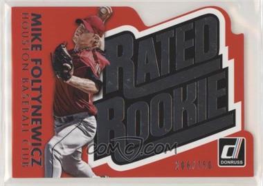 2015 Panini Donruss - Rated Rookies Die-Cut - Silver #8 - Mike Foltynewicz /750