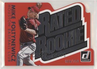 2015 Panini Donruss - Rated Rookies Die-Cut - Silver #8 - Mike Foltynewicz /750