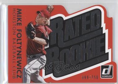 2015 Panini Donruss - Rated Rookies Die-Cut - Silver #8 - Mike Foltynewicz /750