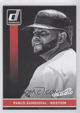 2015 Panini Donruss - Studio #10 - Pablo Sandoval