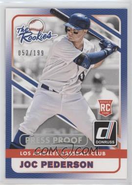 2015 Panini Donruss - The Rookies - Press Proof Silver #2 - Joc Pederson /199