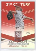 Jered Weaver #/21