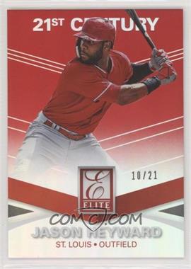 2015 Panini Elite - [Base] - 21st Century Red #91 - Jason Heyward /21 [EX to NM]