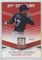 Carlos Gomez #/21