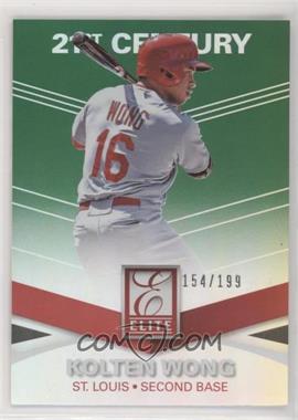 2015 Panini Elite - [Base] - 21st Century #112 - Kolten Wong /199