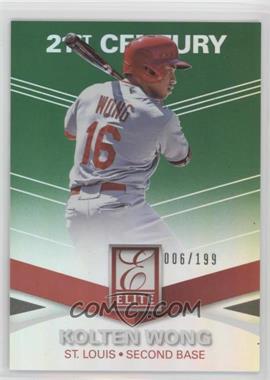 2015 Panini Elite - [Base] - 21st Century #112 - Kolten Wong /199