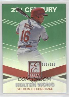 2015 Panini Elite - [Base] - 21st Century #112 - Kolten Wong /199