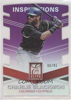 Charlie Blackmon #/81