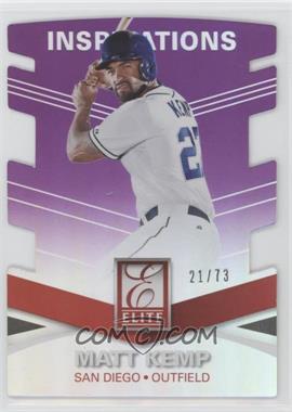 2015 Panini Elite - [Base] - Inspirations Die-Cut #143 - Matt Kemp /73