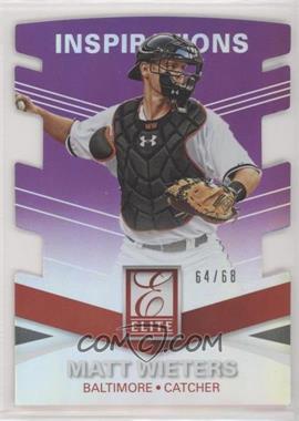 2015 Panini Elite - [Base] - Inspirations Die-Cut #88 - Matt Wieters /68