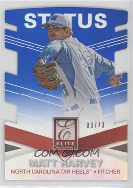 2015 Panini Elite - [Base] - Status Die-Cut #182 - Matt Harvey /43 [Noted]