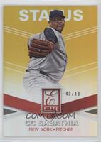 CC Sabathia #/49