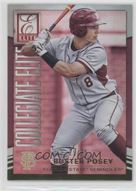 2015 Panini Elite - Collegiate Elite - Gold #8 - Buster Posey /25