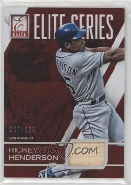 2015 Panini Elite - Elite Series Materials #23 - Rickey Henderson /299