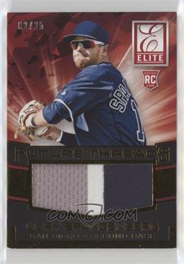 2015 Panini Elite - Future Threads - Prime #7 - Cory Spangenberg /25 [Noted]