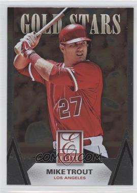 2015 Panini Elite - Gold Stars #5 - Mike Trout