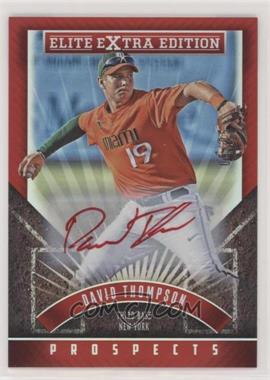 2015 Panini Elite Extra Edition - [Base] - Prospects Autographs Red Ink #120 - David Thompson /25