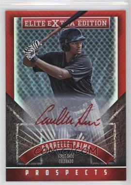 2015 Panini Elite Extra Edition - [Base] - Prospects Autographs Red Ink #158 - Correlle Prime /24