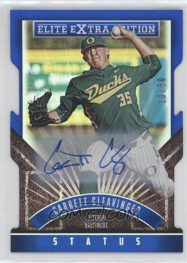 2015 Panini Elite Extra Edition - [Base] - Status Blue Die-Cut Prospects Autographs #103 - Garrett Cleavinger /50