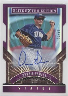 2015 Panini Elite Extra Edition - [Base] - Status Purple Die-Cut Prospects Autographs #48 - Donnie Dewees /75