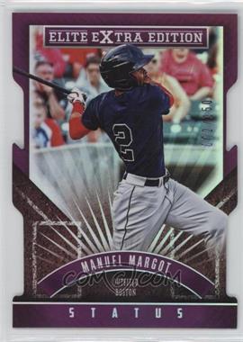 2015 Panini Elite Extra Edition - [Base] - Status Purple Die-Cut #151 - Manuel Margot /150