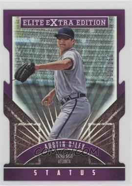 2015 Panini Elite Extra Edition - [Base] - Status Purple Die-Cut #42 - Austin Riley /150