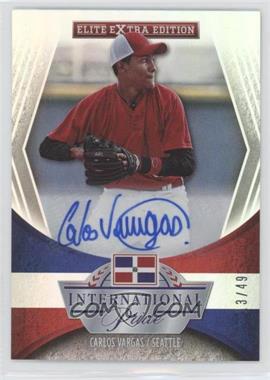 2015 Panini Elite Extra Edition - International Pride - Signatures #28 - Carlos Vargas /49