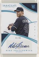 Rookie Autos Blue - Mike Foltynewicz #/49