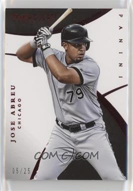 2015 Panini Immaculate Collection - [Base] - Red #4 - Jose Abreu /25