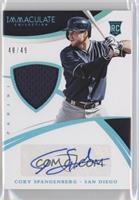 Rookie Material Autos - Cory Spangenberg #/49