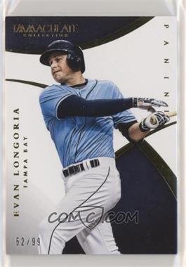 2015 Panini Immaculate Collection - [Base] #14 - Evan Longoria /99